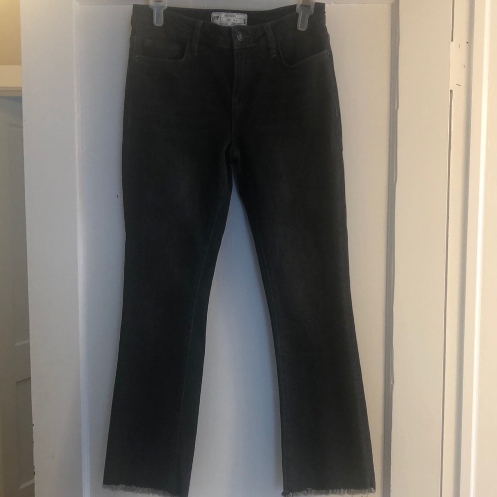 Free People raw hem jeans